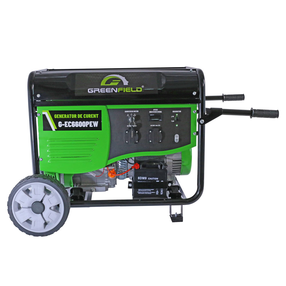 Generator de curent benzina Greenfield G-EC6600PEW monofazat AVR 5,5 kW pornire electrica 2 Generator de curent benzina Greenfield G-EC6600PEW monofazat AVR 5,5 kW pornire electrica - Image 2
