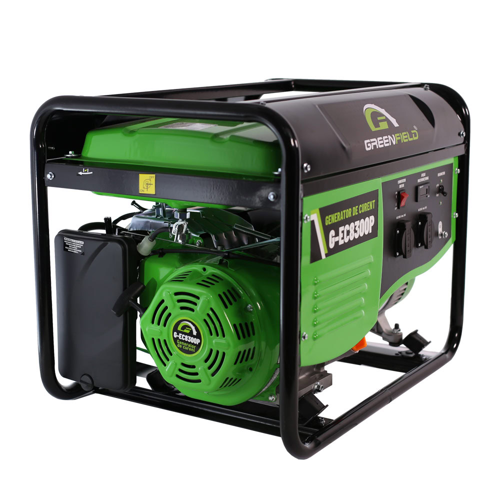Generator de curent benzina Greenfield G-EC8300P monofazat AVR 7,7 kw 1 Generator de curent benzina Greenfield G-EC8300P monofazat AVR 7,7 kw