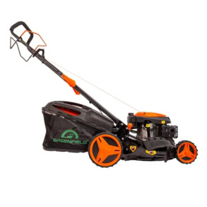 Masina de tuns gazon GREENFIELD G-MTG461ARW-T6 Benzina 3.4 CP 45 cm cos 60 l | Travandi.ro