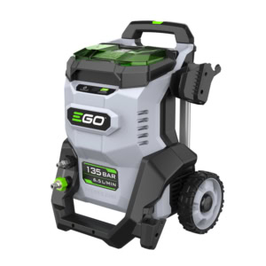 Aparat de spalat cu presiune Ego Power HPW2000E-K2757, max 135 bar, 390 l/h, cu 2 acumulatori 56V/7.5Ah, incarcator