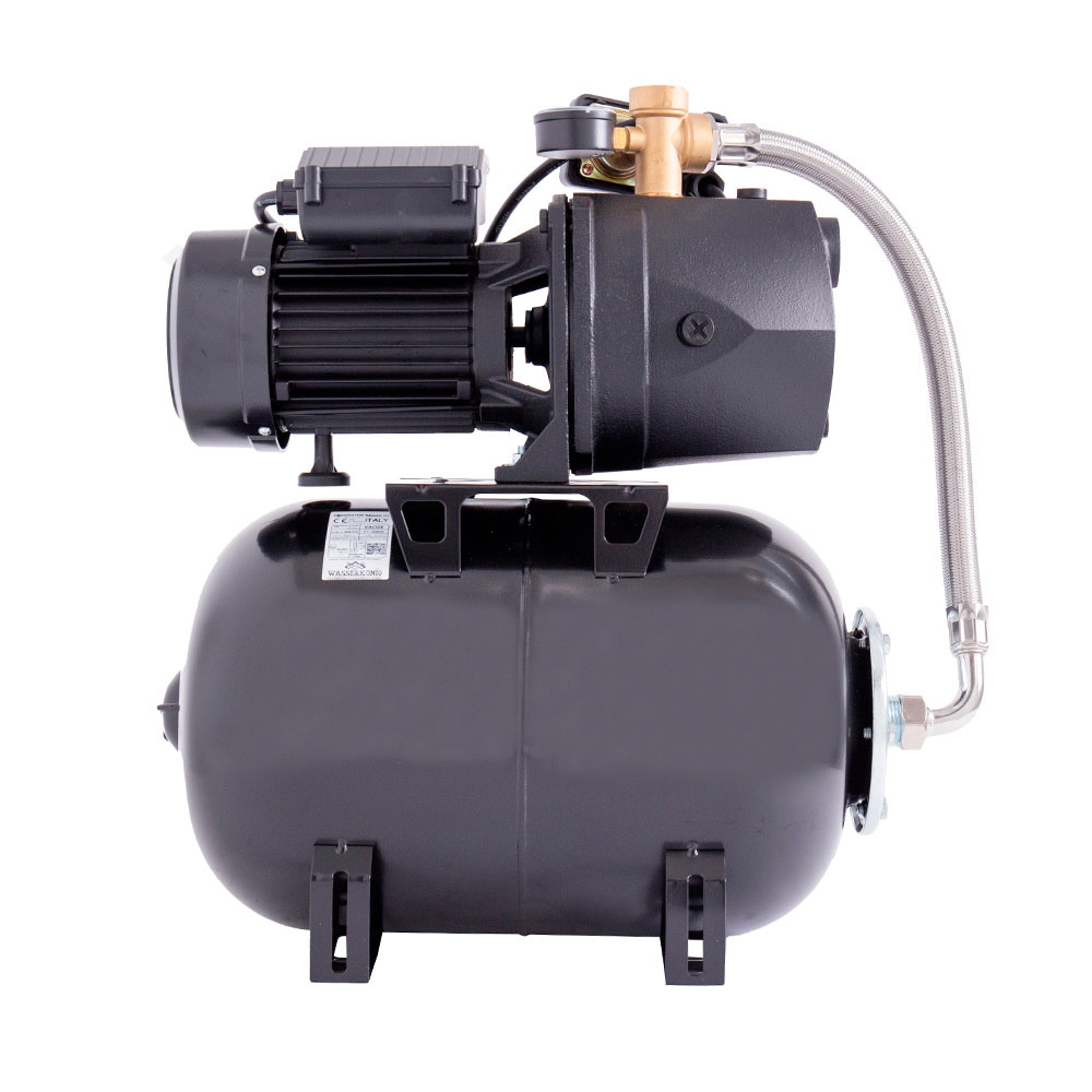 Hidrofor cu pompa autoamorsanta Wasserkonig HWK1200-5.1/25H, fonta, putere 1200 W, 9 m, debit 4680 l/h, inaltime refulare 51 m, vas de expansiune 24 litri 3 Hidrofor cu pompa autoamorsanta Wasserkonig HWK1200-5.1/25H, fonta, putere 1200 W, 9 m, debit 4680 l/h, inaltime refulare 51 m, vas de expansiune 24 litri - Image 3