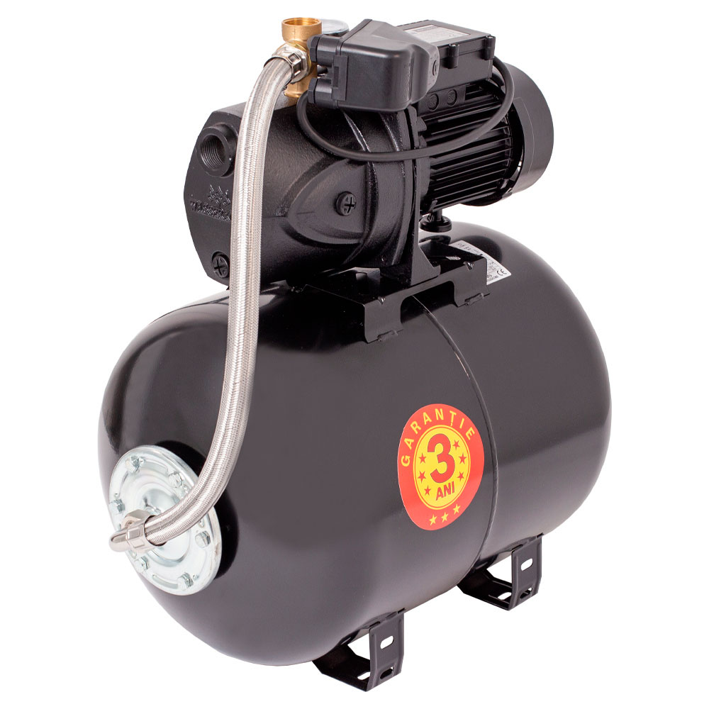 Hidrofor cu pompa autoamorsanta Wasserkonig HWK1350-5.3/50H, fonta, putere 1350 W, 9 m, debit 4920 l/h, inaltime refulare 53 m, vas de expansiune 50 litri 2 Hidrofor cu pompa autoamorsanta Wasserkonig HWK1350-5.3/50H, fonta, putere 1350 W, 9 m, debit 4920 l/h, inaltime refulare 53 m, vas de expansiune 50 litri - Image 2