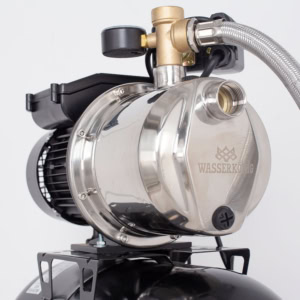 Hidrofor cu pompa autoamorsanta Wasserkonig HWKX950-4.5/25H, inox, putere 950 W, debit 4020 l/h, inaltime refulare 45 m, vas de expansiune 24 l | Travandi.ro