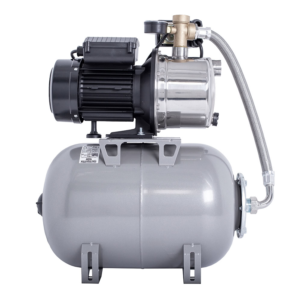 Hidrofor Wasserkonig IS506225 cu pompa autoamorsanta inox putere 900 W debit 3720 l/h inaltime refulare 50 m vas 24 l 3 Hidrofor Wasserkonig IS506225 cu pompa autoamorsanta inox putere 900 W debit 3720 l/h inaltime refulare 50 m vas 24 l - Image 3