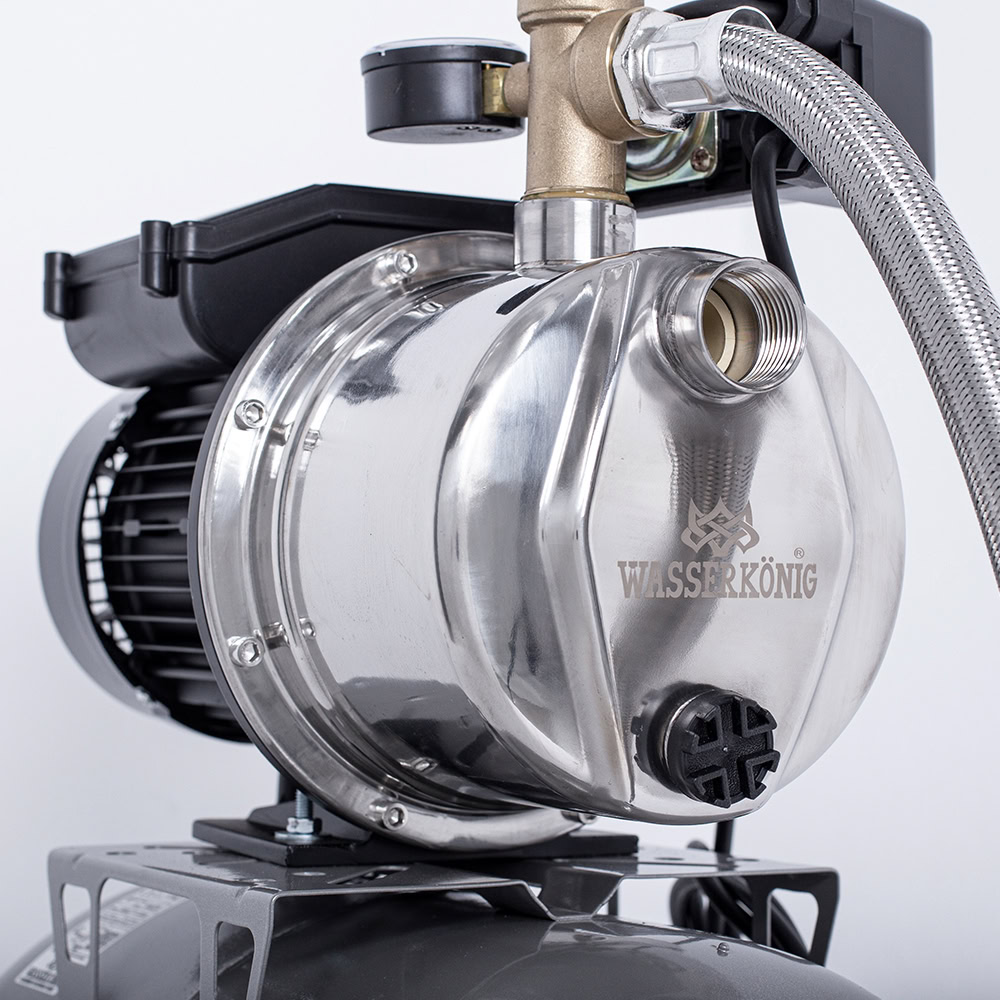 Hidrofor Wasserkonig IS506225 cu pompa autoamorsanta inox putere 900 W debit 3720 l/h inaltime refulare 50 m vas 24 l 5 Hidrofor Wasserkonig IS506225 cu pompa autoamorsanta inox putere 900 W debit 3720 l/h inaltime refulare 50 m vas 24 l - Image 5