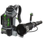 Set suflanta electrica tip rucsac Ego Professional LB6000E-K1103, debit maxim 1020 m³/h, cu acumulator 56 V/10.0 Ah si incarcator