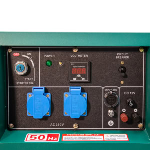Generator de curent diesel GreenField LDG6500S monofazat 5,5 kW pornire electrica 12 Generator de curent diesel GreenField LDG6500S monofazat 5,5 kW pornire electrica | Travandi.ro