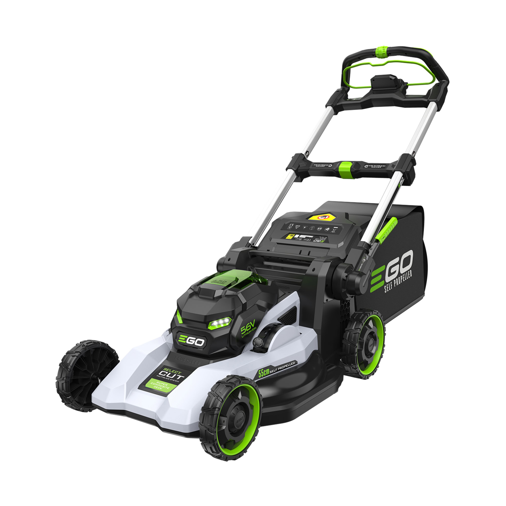 Masina electrica de tuns gazon Ego Professional LM2236E-SP, 55 cm, autopropulsie, cu acumulator Li-Ion 56 V/10 Ah si incarcator 1 Masina electrica de tuns gazon Ego Professional LM2236E-SP, 55 cm, autopropulsie, cu acumulator Li-Ion 56 V/10 Ah si incarcator