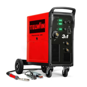 Aparat sudura multiproces MIG/MMA/TIG DC Telwin MASTERMIG 405i, 320/400 A, sarma otel 0.6-1.6 mm, cu accesorii