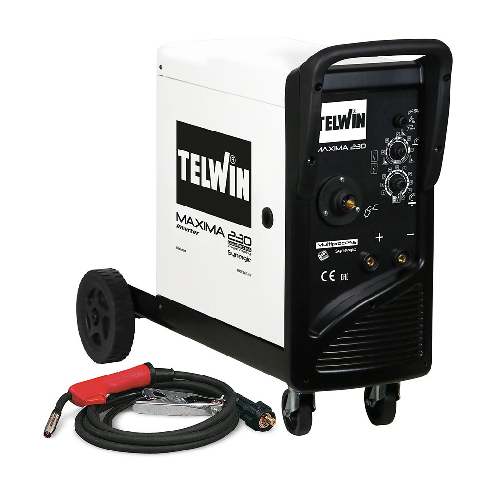 Aparat sudura MIG-MAG Telwin MAXIMA230SYNERGIC, 220 A, sarma otel 0.6-1 mm, cu accesorii 1 Aparat sudura MIG-MAG Telwin MAXIMA230SYNERGIC, 220 A, sarma otel 0.6-1 mm, cu accesorii