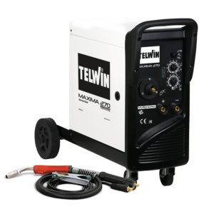Aparat sudura cu sarma MIG-MAG Telwin MAXIMA270, 250 A, sarma otel 0.6-1.2 mm, cu accesorii