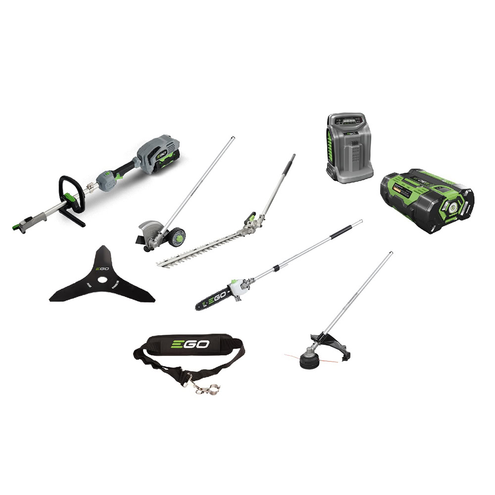 Multifunctionala Ego Power MHSC2002E, cu ansamblu motor, fierastrau, cap cu fir, lama gard viu, lama taiere margini gazon, incarcator rapid, acumulator Li-Ion de 5.0 Ah 2 Multifunctionala Ego Power MHSC2002E, cu ansamblu motor, fierastrau, cap cu fir, lama gard viu, lama taiere margini gazon, incarcator rapid, acumulator Li-Ion de 5.0 Ah - Image 2