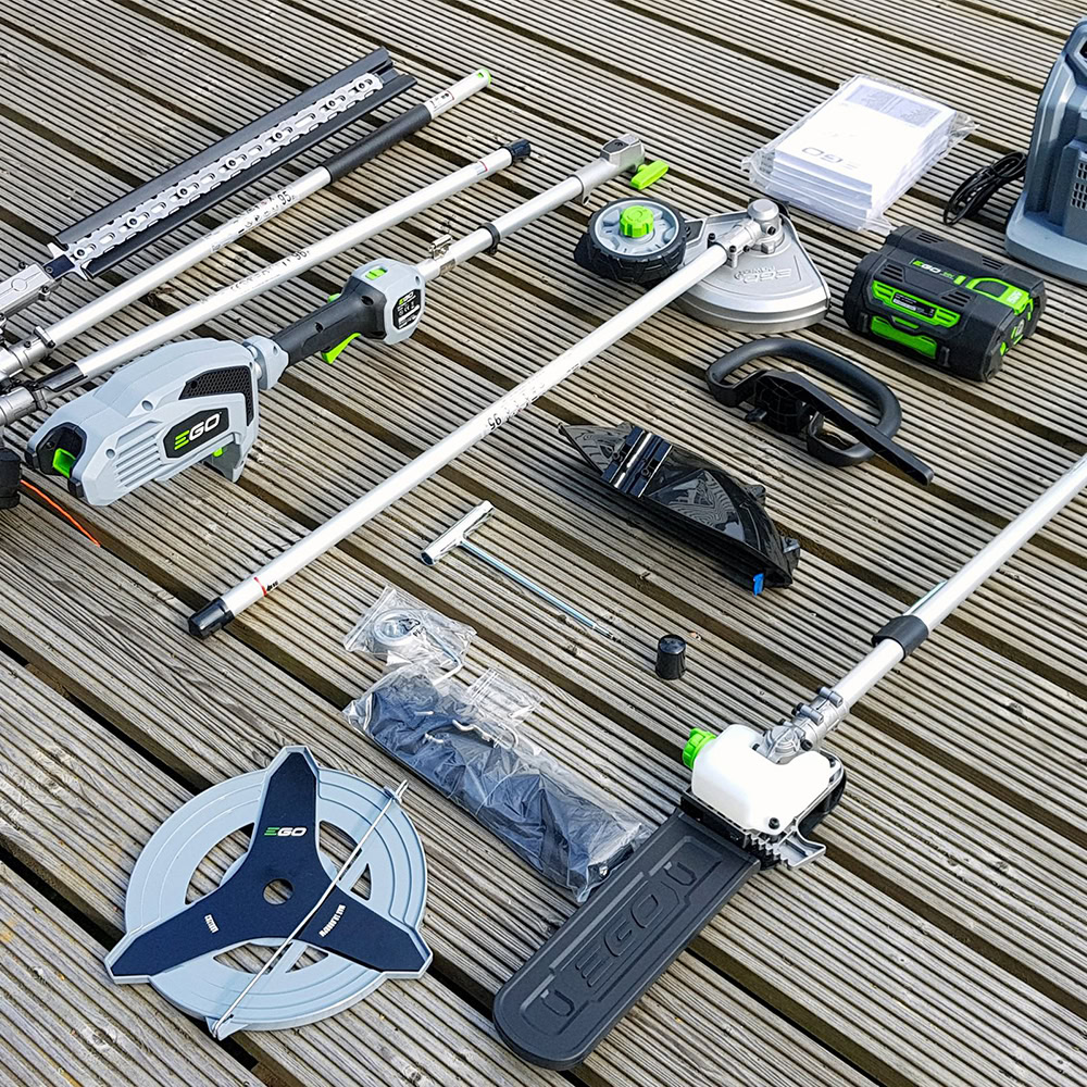 Multifunctionala Ego Power MHSC2002E, cu ansamblu motor, fierastrau, cap cu fir, lama gard viu, lama taiere margini gazon, incarcator rapid, acumulator Li-Ion de 5.0 Ah 6 Multifunctionala Ego Power MHSC2002E, cu ansamblu motor, fierastrau, cap cu fir, lama gard viu, lama taiere margini gazon, incarcator rapid, acumulator Li-Ion de 5.0 Ah - Image 6