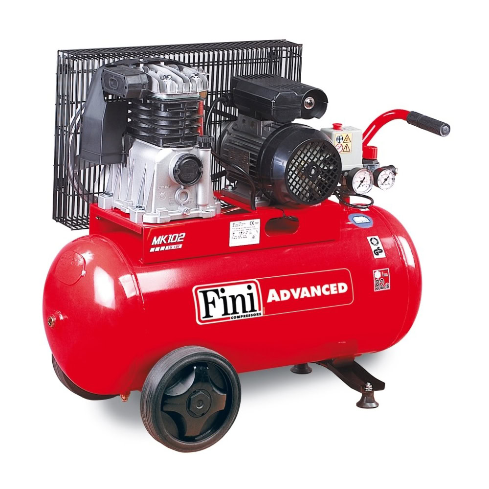 Compresor de aer Fini MK102/N-50-2M, 50 l, 1.5 kW , 10 bar, 215 l/min 1 Compresor de aer Fini MK102/N-50-2M, 50 l, 1.5 kW , 10 bar, 215 l/min