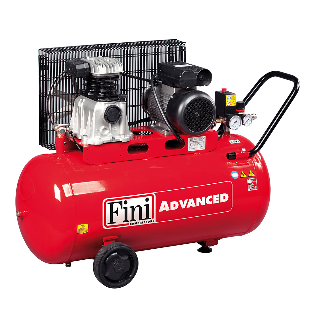 Compresor de aer Fini MK102/N-90-2M, 90 l, 1.5 kW , 10 bar, 215 l/min 1 Compresor de aer Fini MK102/N-90-2M, 90 l, 1.5 kW , 10 bar, 215 l/min