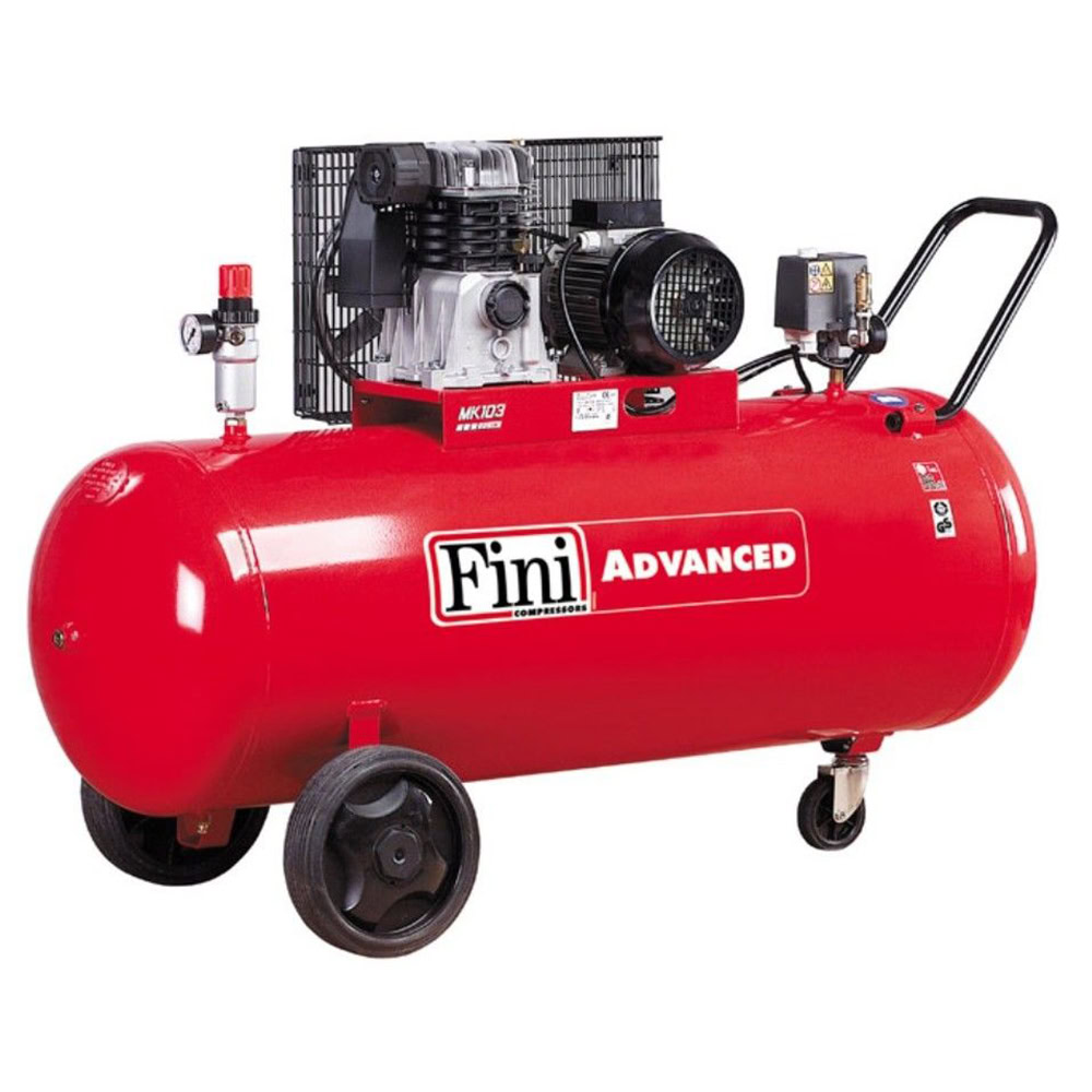 Compresor de aer Fini MK103-200-3M, 200 l, 2200W, 10 bar, 365 l/min 1 Compresor de aer Fini MK103-200-3M, 200 l, 2200W, 10 bar, 365 l/min