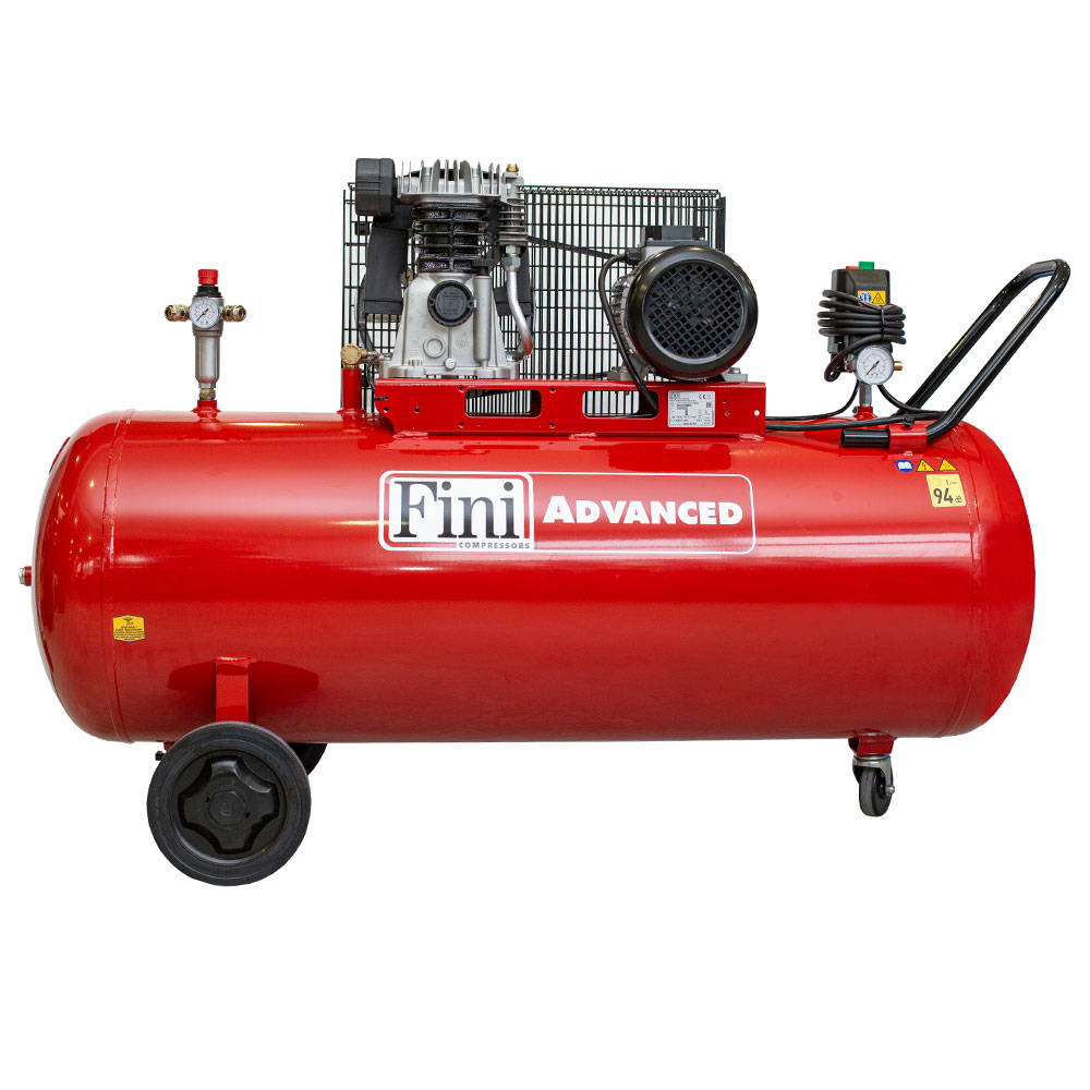 Compresor aer cu ulei Fini 4cp 200l debit aer aspirat 395l/min debit aer refulat 246l/min 10bar 89kg 3 Compresor aer cu ulei Fini 4cp 200l debit aer aspirat 395l/min debit aer refulat 246l/min 10bar 89kg - Image 3