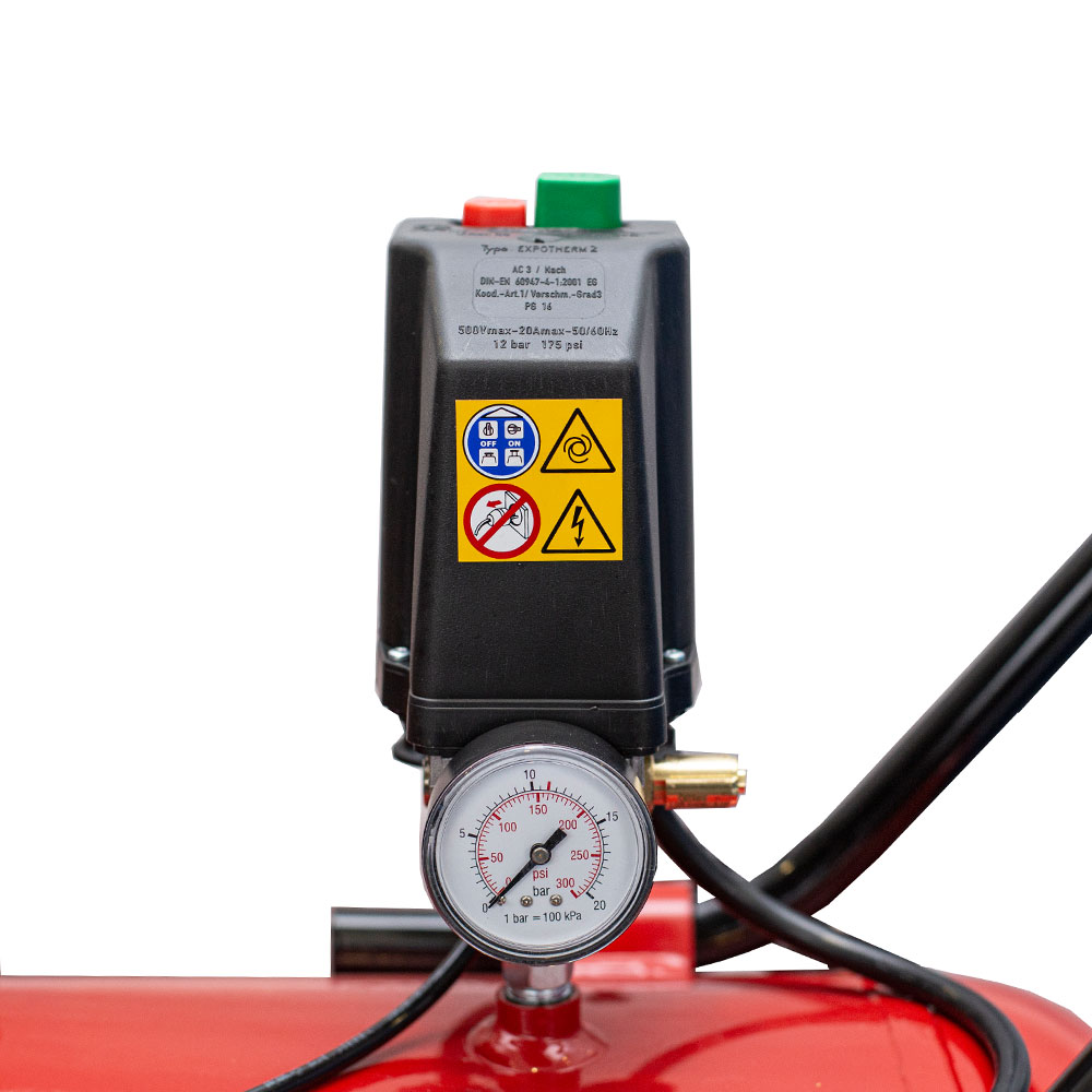 Compresor aer cu ulei Fini 4cp 200l debit aer aspirat 395l/min debit aer refulat 246l/min 10bar 89kg 7 Compresor aer cu ulei Fini 4cp 200l debit aer aspirat 395l/min debit aer refulat 246l/min 10bar 89kg - Image 7