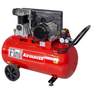 Compresor aer cu ulei Fini 3cp 90l debit aer aspirat 365l/min debit aer refulat 228l/min 10bar 67.5kg | Travandi.ro