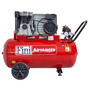 Compresor aer cu ulei Fini 3cp 90l debit aer aspirat 365l/min debit aer refulat 228l/min 10bar 67.5kg | Travandi.ro