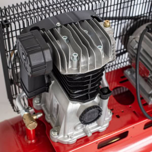 Compresor aer cu ulei Fini 3cp 90l debit aer aspirat 365l/min debit aer refulat 228l/min 10bar 67.5kg | Travandi.ro