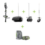 Set multifunctional Ego Power MRC2306E, ansamblu motor, perie rotativa, cap taiere cu 2 cutite, cultivator incarcator rapid, 2 acumulatori 4.0Ah
