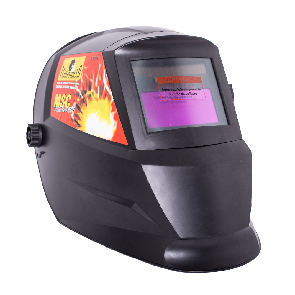 Masca de sudura automata cu filtru reglabil Tehnoweld MSC-ALLPLUSTIG, sudura TIG, DIN 9-13 1 Masca de sudura automata cu filtru reglabil Tehnoweld MSC-ALLPLUSTIG, sudura TIG, DIN 9-13
