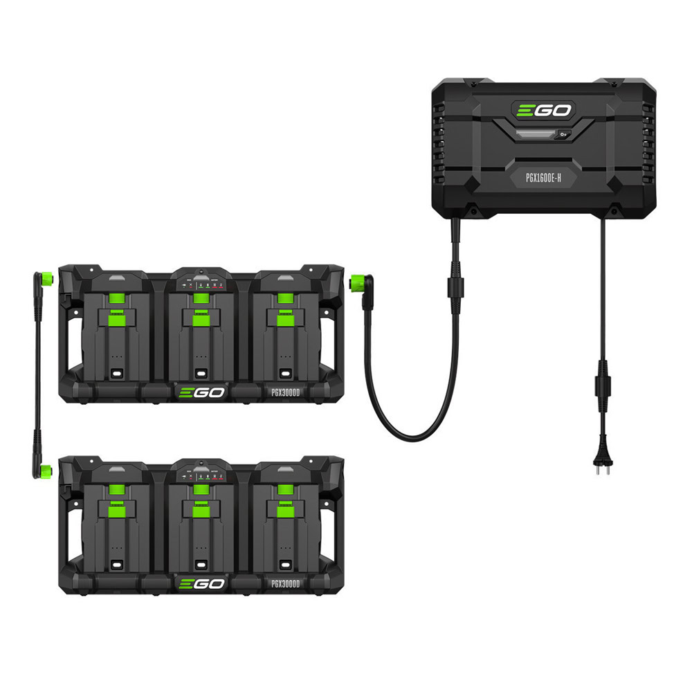 Kit incarcator rapid Ego PGX1601E-H, 56 V, 24 A, 1600 W, pentru acumulatori Ego ARC Lithium™ 1 Kit incarcator rapid Ego PGX1601E-H, 56 V, 24 A, 1600 W, pentru acumulatori Ego ARC Lithium™