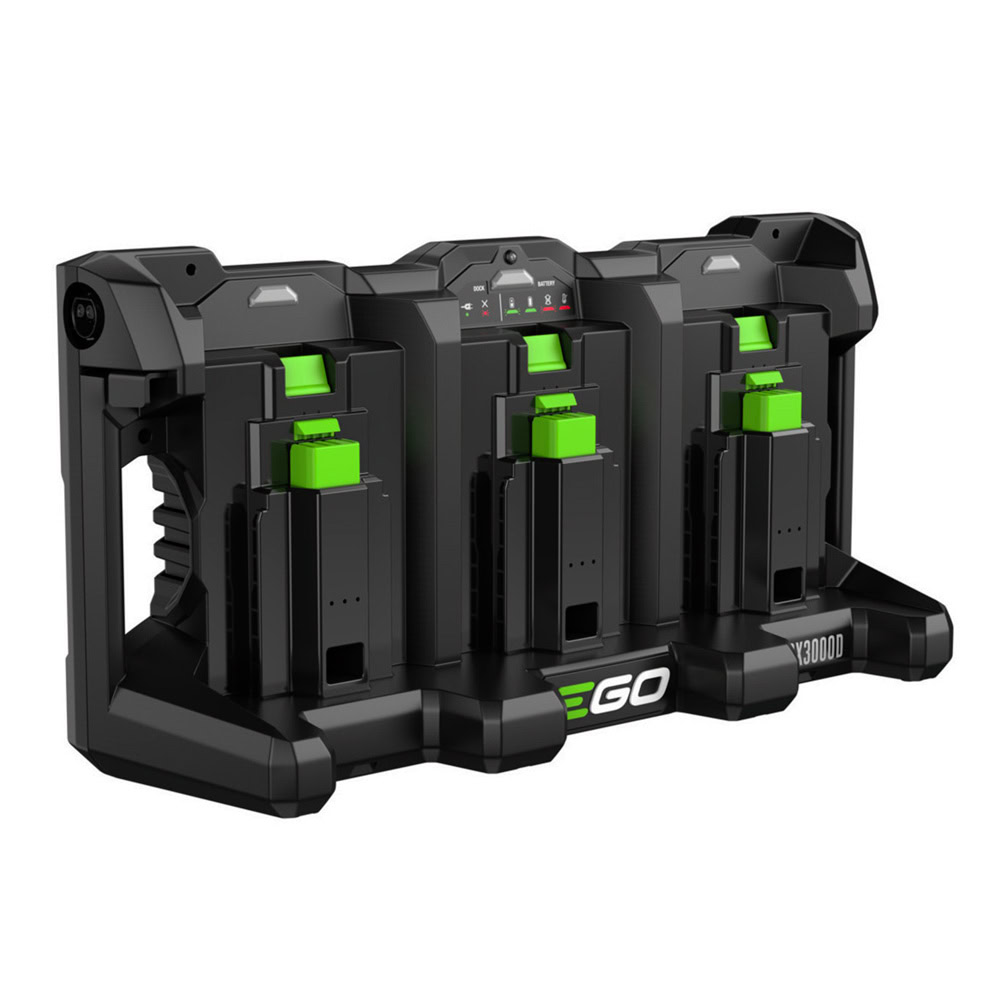 Platforma incarcare Ego PGX3000D, 56 V, 3 porturi, pentru acumulatori Ego ARC Lithium™ 1 Platforma incarcare Ego PGX3000D, 56 V, 3 porturi, pentru acumulatori Ego ARC Lithium™