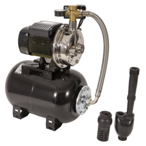 Hidrofor WASSERKONIG  inox 900 W 24 l 2640 l/h inaltime refulare 36 m adancime absorbtie 30 m 6 bar 21.3 Kg