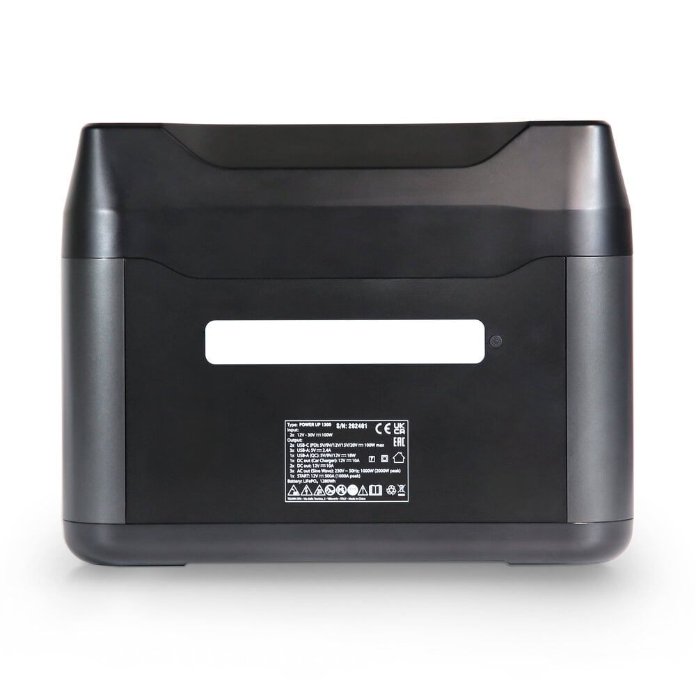 Statie portabila de alimentare cu unda sinusoidala pura/robot de pornire Telwin POWERUP1300, cu baterie litiu 1280 Wah 1 Statie portabila de alimentare cu unda sinusoidala pura/robot de pornire Telwin POWERUP1300, cu baterie litiu 1280 Wah