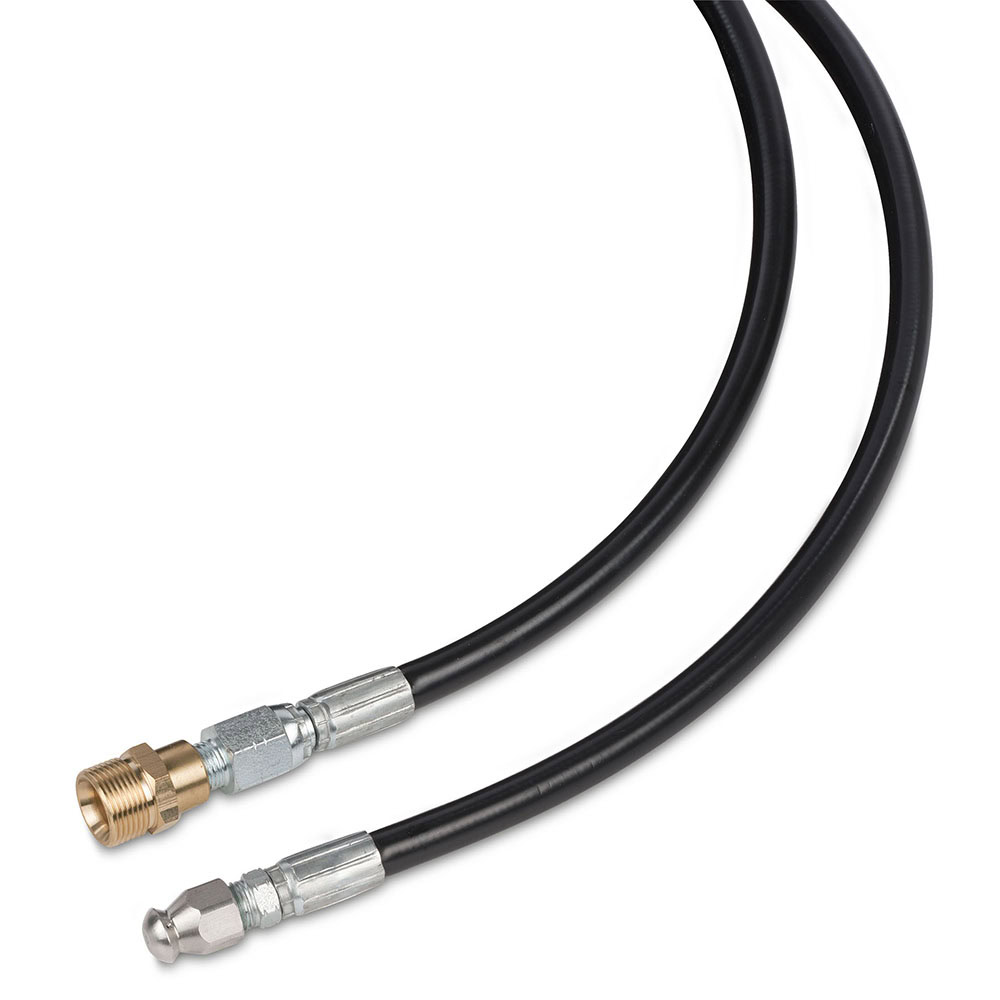 Furtun curatare tevi /conducte pentru aparate de presiune Powerplus POWXG90091, 15 m, prindere filet M22x1.5 1 Furtun curatare tevi /conducte pentru aparate de presiune Powerplus POWXG90091, 15 m, prindere filet M22x1.5