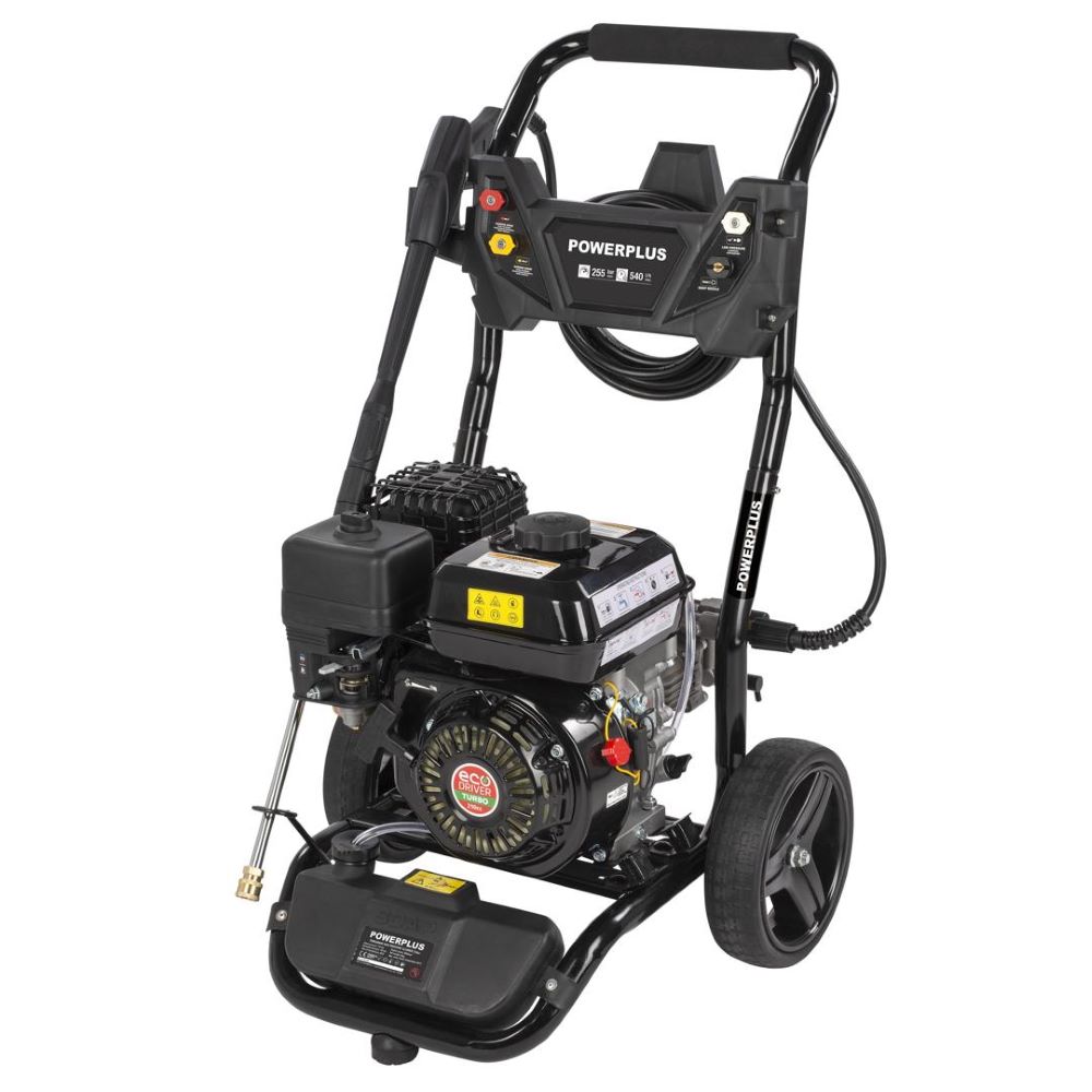 Aparat de spalat cu apa rece sub presiune Powerplus POWXG9090, motor pe benzina, 5.1 k W, 255 bar, 510 l/h 1 Aparat de spalat cu apa rece sub presiune Powerplus POWXG9090, motor pe benzina, 5.1 k W, 255 bar, 510 l/h