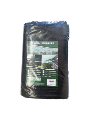 PLASA UMBRIRE 80% 4x10m -verde