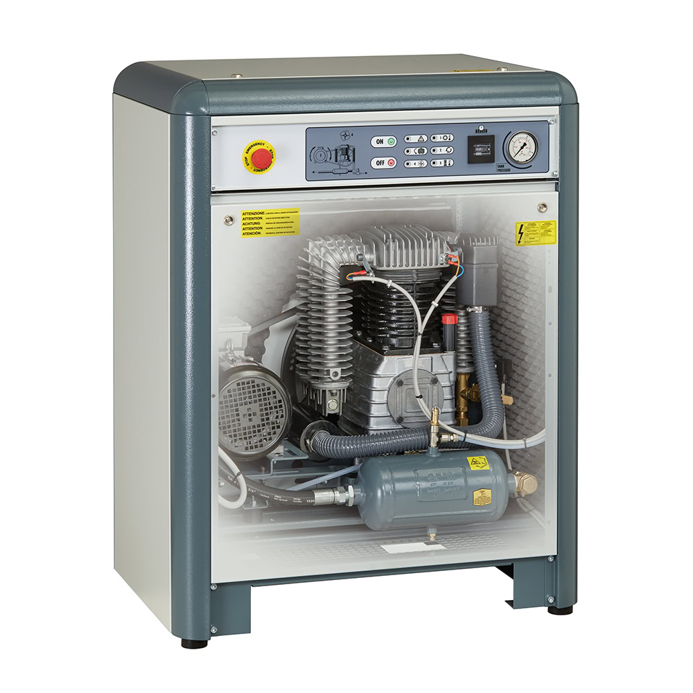 Compresor de aer silentios Fini Pulsar K50 T10-SD, 7.5 kW, 3 l, 11 bar, 1074 l/min 2 Compresor de aer silentios Fini Pulsar K50 T10-SD, 7.5 kW, 3 l, 11 bar, 1074 l/min - Image 2