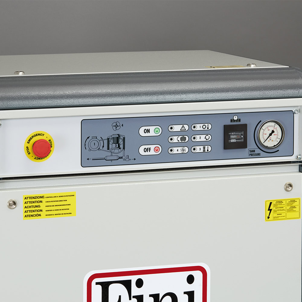 Compresor de aer silentios Fini Pulsar K50 T10-SD, 7.5 kW, 3 l, 11 bar, 1074 l/min 3 Compresor de aer silentios Fini Pulsar K50 T10-SD, 7.5 kW, 3 l, 11 bar, 1074 l/min - Image 3