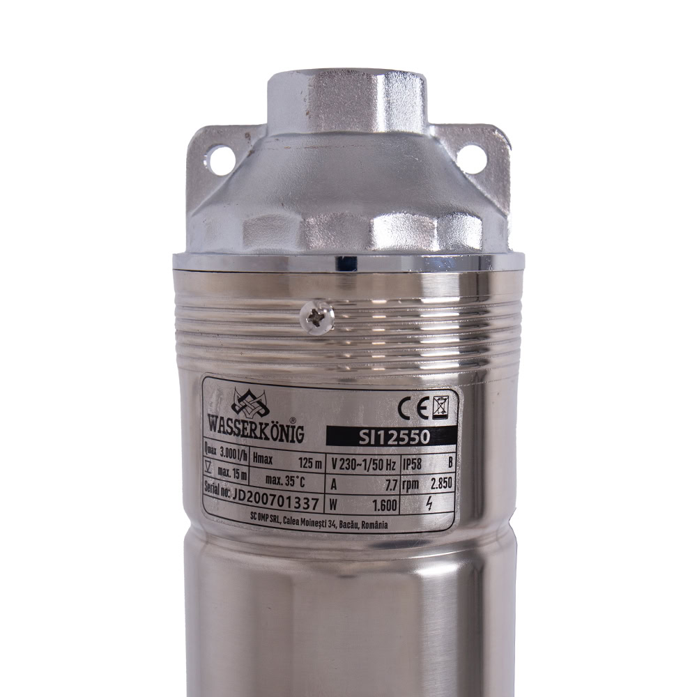 Pompa submersibila WASSERKONIG SI12550 1600 W debit 50 l/min refulare 125 m 3 Pompa submersibila WASSERKONIG SI12550 1600 W debit 50 l/min refulare 125 m - Image 3