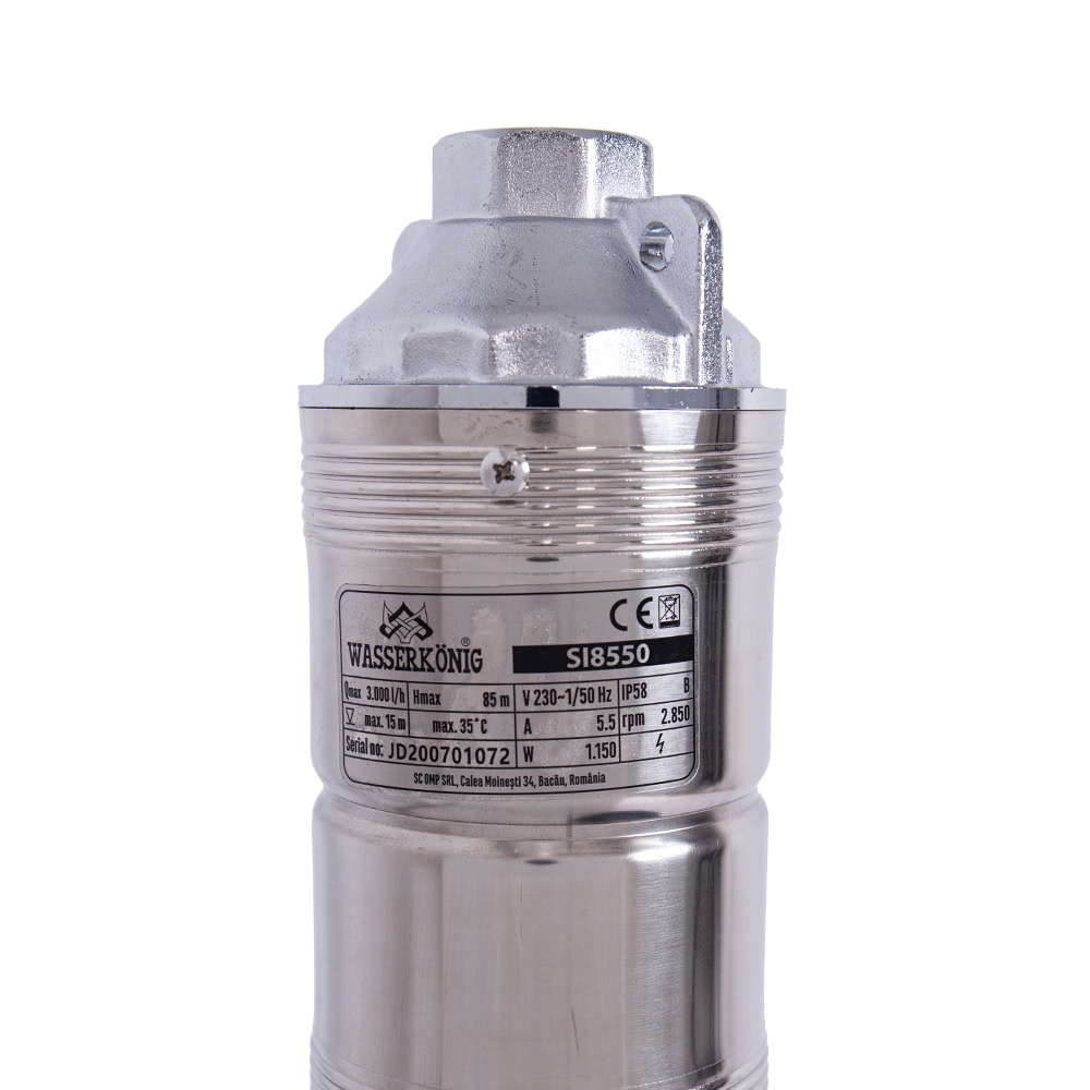 Pompa submersibila WASSERKONIG SI8550 1150 W debit 50 l/min refulare 85 m 3 Pompa submersibila WASSERKONIG SI8550 1150 W debit 50 l/min refulare 85 m - Image 3