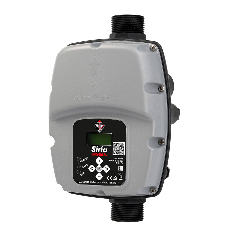 Invertor pentru pompe electrice Italtecnica Sirio Universal XP, 1x230 V / 3x230 V, max 1500 / 1100 W 1 Invertor pentru pompe electrice Italtecnica Sirio Universal XP, 1x230 V / 3x230 V, max 1500 / 1100 W