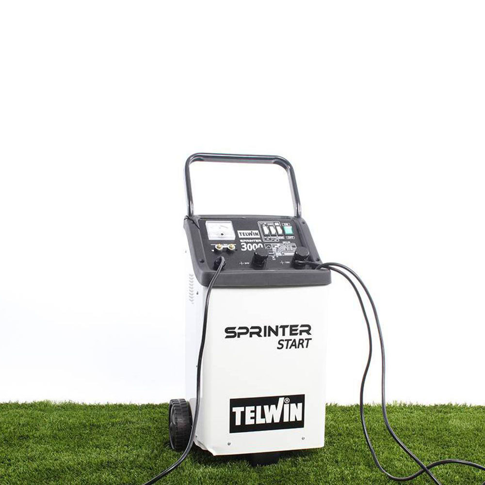 Redresor baterii si robot de pornire Telwin SPRINTER3000START, tensiune incarcare 12/24 V, capacitate baterii Pb/START/STOP 20-700 Ah, incarcare rapida 3 Redresor baterii si robot de pornire Telwin SPRINTER3000START, tensiune incarcare 12/24 V, capacitate baterii Pb/START/STOP 20-700 Ah, incarcare rapida - Image 3
