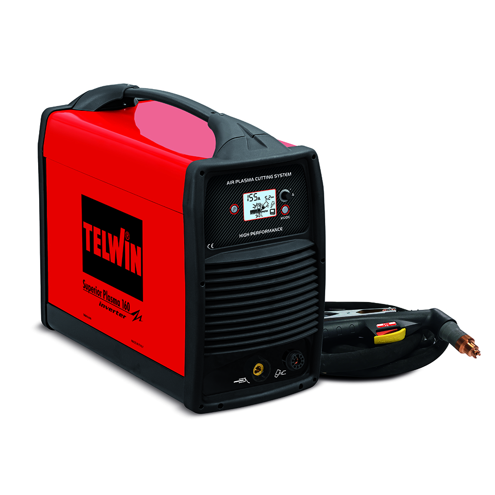 Aparat pentru taiat cu jet de plasma Telwin SUPERIORPLASMA160_ACC, 160 A, taiere maxima 50 mm, cu accesorii 1 Aparat pentru taiat cu jet de plasma Telwin SUPERIORPLASMA160_ACC, 160 A, taiere maxima 50 mm, cu accesorii
