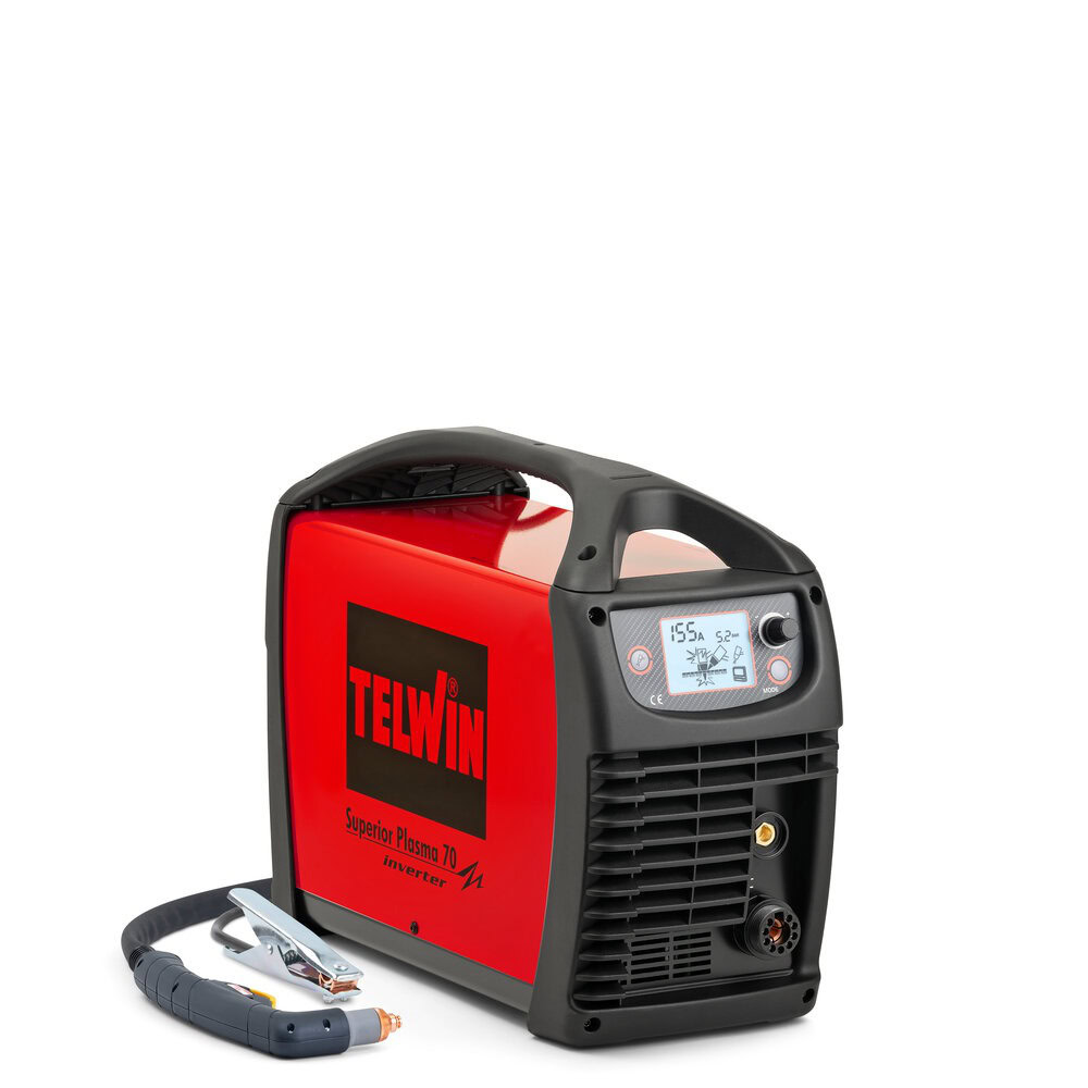 Aparat pentru taiat cu jet de plasma Telwin SUPERIORPLASMA70 ACC, 70 A, taiere maxima 30 mm, cu accesorii 4 Aparat pentru taiat cu jet de plasma Telwin SUPERIORPLASMA70 ACC, 70 A, taiere maxima 30 mm, cu accesorii - Image 4