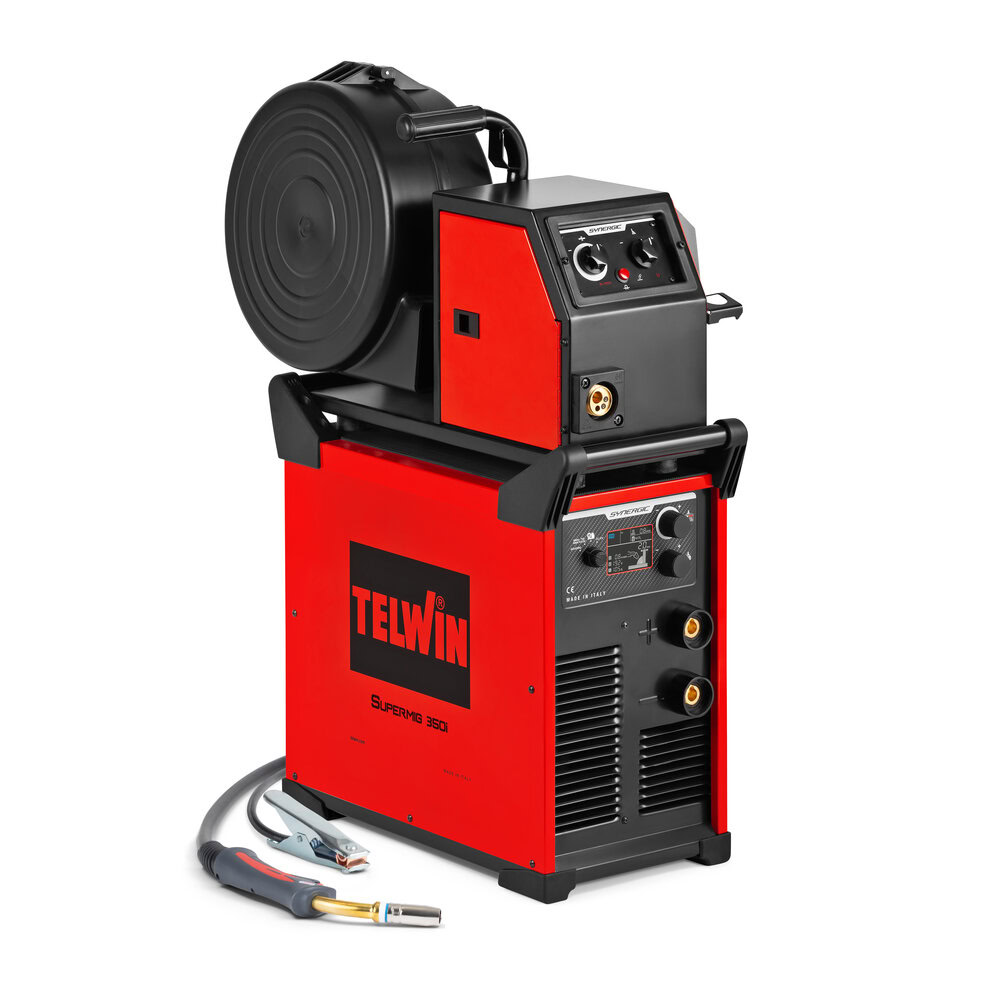 Aparat sudura multiproces MIG/MMA/TIG DC Telwin SUPERMIG350I_ACC, 250/270 A, sarma otel 0.6-1.2 mm, cu accesorii 1 Aparat sudura multiproces MIG/MMA/TIG DC Telwin SUPERMIG350I_ACC, 250/270 A, sarma otel 0.6-1.2 mm, cu accesorii