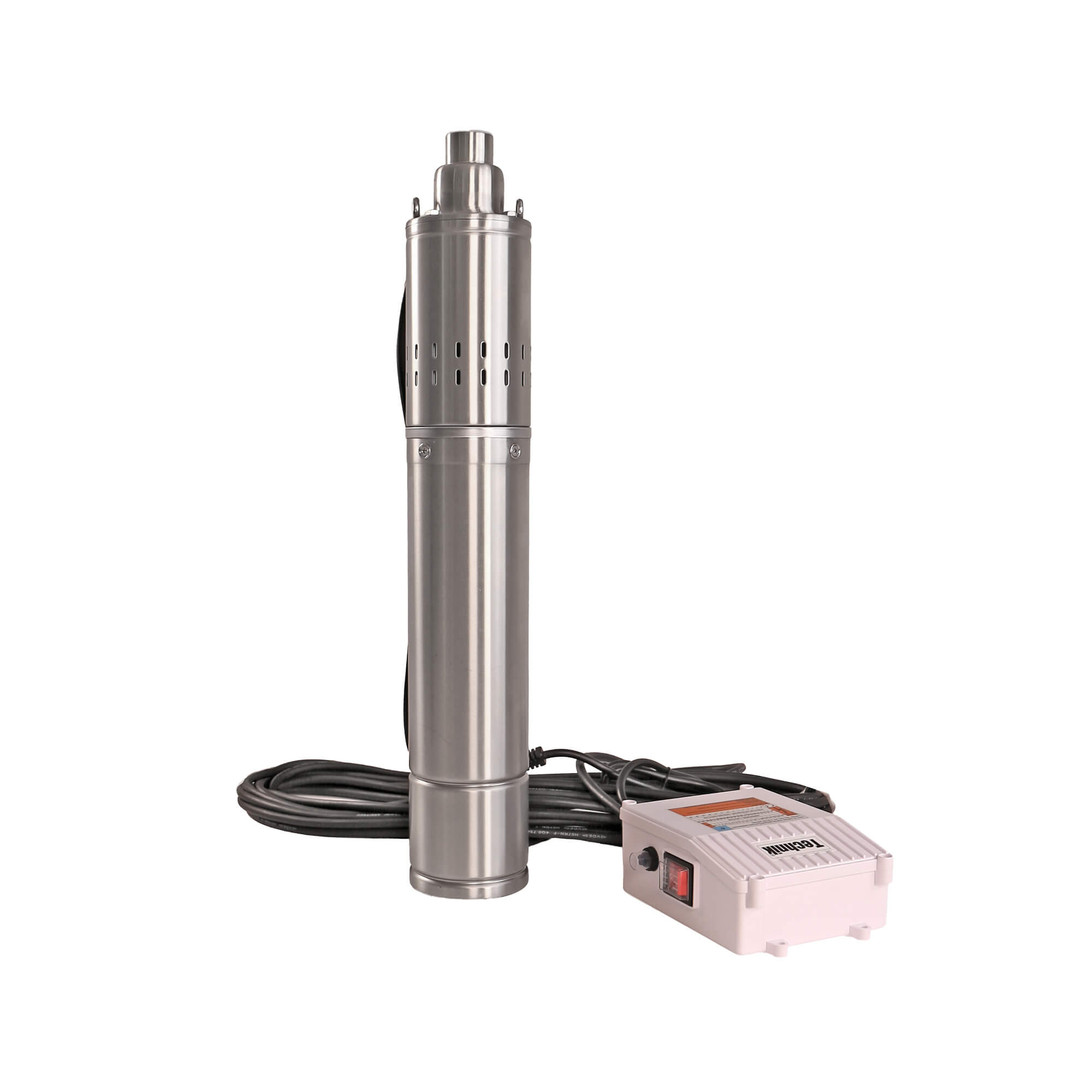 Pompa submersibila cu surub Technik TCK40-110, diametru 4", 1450 W, debit 2500 l/h, inaltime refulare 100 m 2 Pompa submersibila cu surub Technik TCK40-110, diametru 4", 1450 W, debit 2500 l/h, inaltime refulare 100 m - Image 2