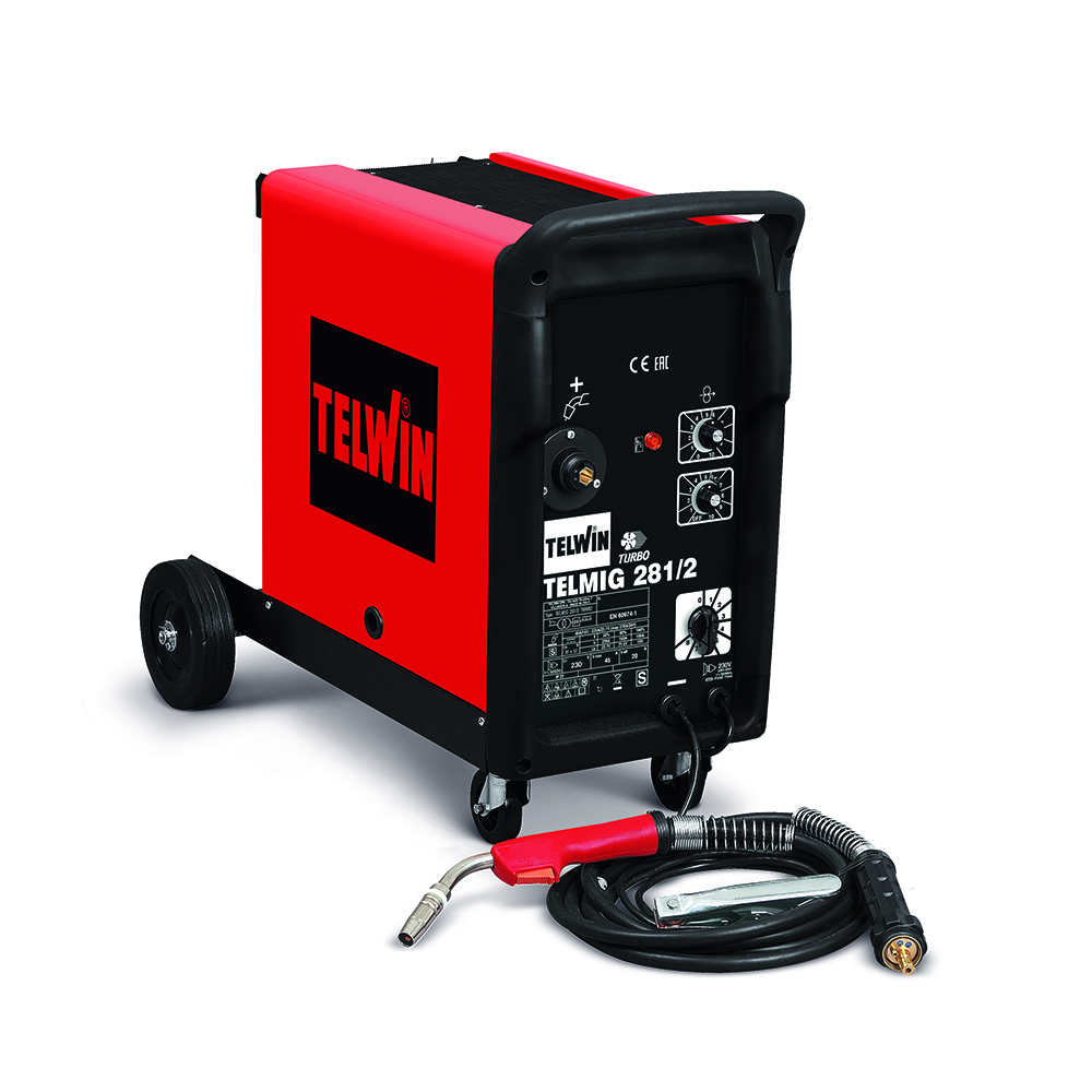 Aparat sudura MIG-MAG Telwin TELMIG281/2, 270 A, sarma otel 0.6-1.2 mm, cu accesorii 1 Aparat sudura MIG-MAG Telwin TELMIG281/2, 270 A, sarma otel 0.6-1.2 mm, cu accesorii