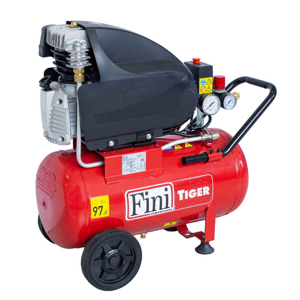 Compresor aer cu ulei Fini 2cp 24l debit aer aspirat 250l/min debit aer refulat 156l/min 8bar 27kg 1 Compresor aer cu ulei Fini 2cp 24l debit aer aspirat 250l/min debit aer refulat 156l/min 8bar 27kg