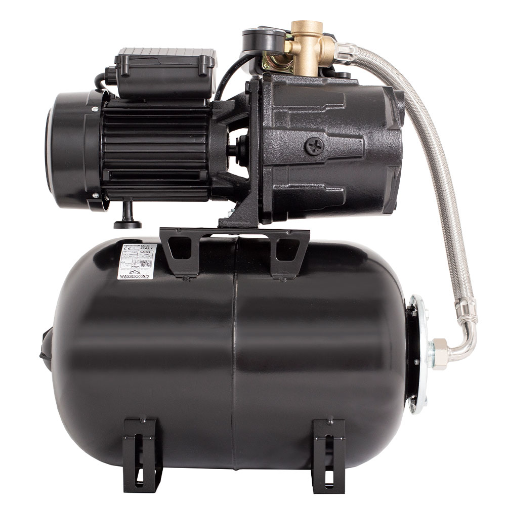 Hidrofor cu pompa autoamorsanta Wasserkonig WSK5255-25, fonta, putere 1300 W, debit 5220 l/h, inaltime refulare 55 m, vas de expansiune 24 litri 3 Hidrofor cu pompa autoamorsanta Wasserkonig WSK5255-25, fonta, putere 1300 W, debit 5220 l/h, inaltime refulare 55 m, vas de expansiune 24 litri - Image 3