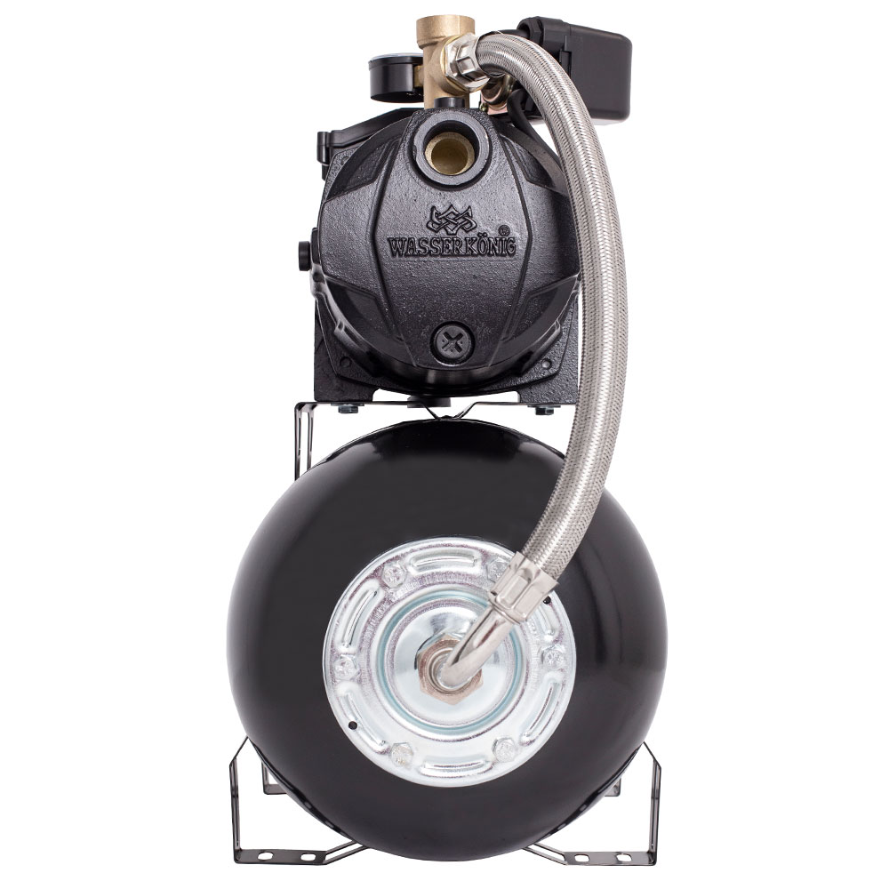 Hidrofor cu pompa autoamorsanta Wasserkonig WSK5255-25, fonta, putere 1300 W, debit 5220 l/h, inaltime refulare 55 m, vas de expansiune 24 litri 4 Hidrofor cu pompa autoamorsanta Wasserkonig WSK5255-25, fonta, putere 1300 W, debit 5220 l/h, inaltime refulare 55 m, vas de expansiune 24 litri - Image 4