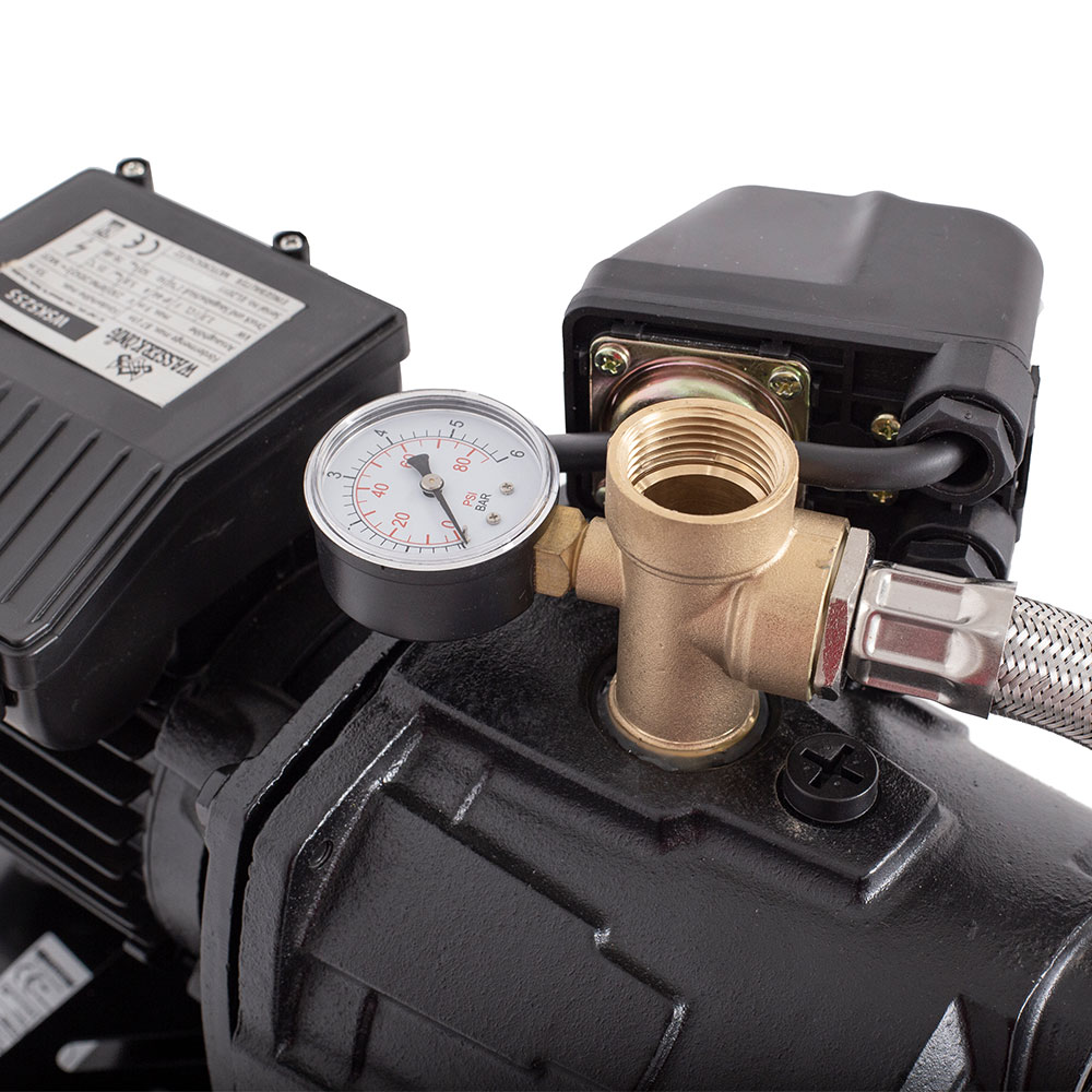 Hidrofor cu pompa autoamorsanta Wasserkonig WSK5255-25, fonta, putere 1300 W, debit 5220 l/h, inaltime refulare 55 m, vas de expansiune 24 litri 6 Hidrofor cu pompa autoamorsanta Wasserkonig WSK5255-25, fonta, putere 1300 W, debit 5220 l/h, inaltime refulare 55 m, vas de expansiune 24 litri - Image 6