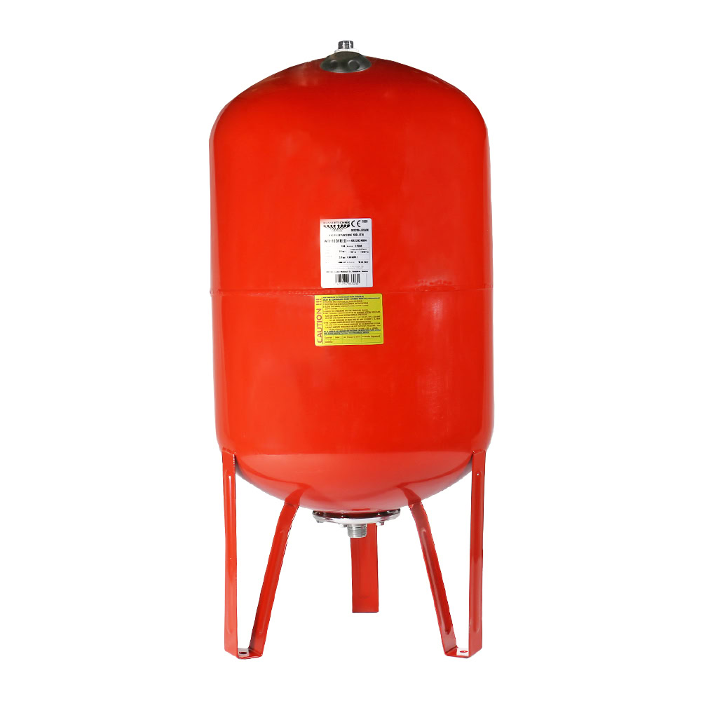 Vas de expansiune vertical Wassertechnik WTH100VRED, apa calda, volum 100 l, presiune max.10 bari, cu suport 1 Vas de expansiune vertical Wassertechnik WTH100VRED, apa calda, volum 100 l, presiune max.10 bari, cu suport